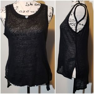Kenneth Cole Black Sheer Tank size XS/TP/ECH